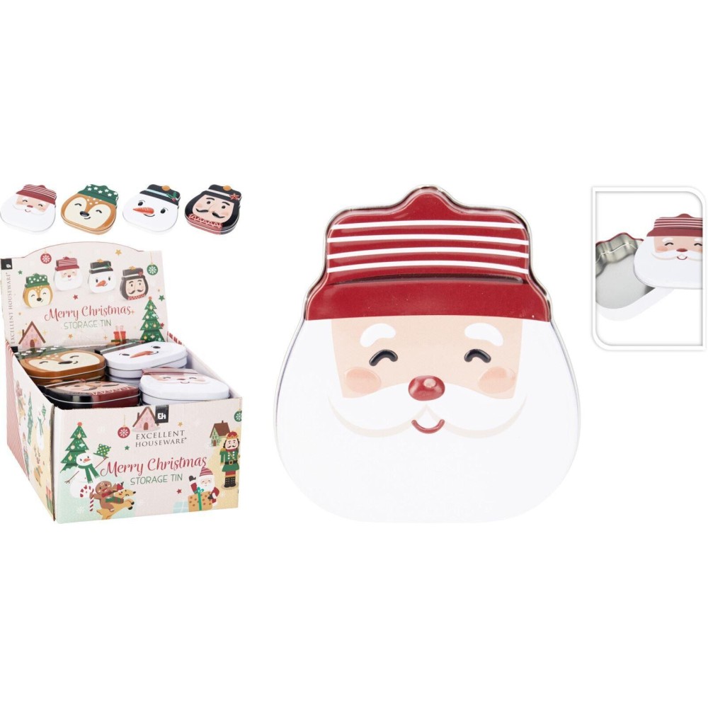 BOX METALLO 12X9CM NATALE 3ASS